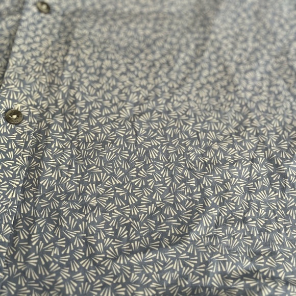 [16.5/PTP24”]Liberty London Men's Blue Patterned Button-Up Shirt NWOT - Picture 2 of 8